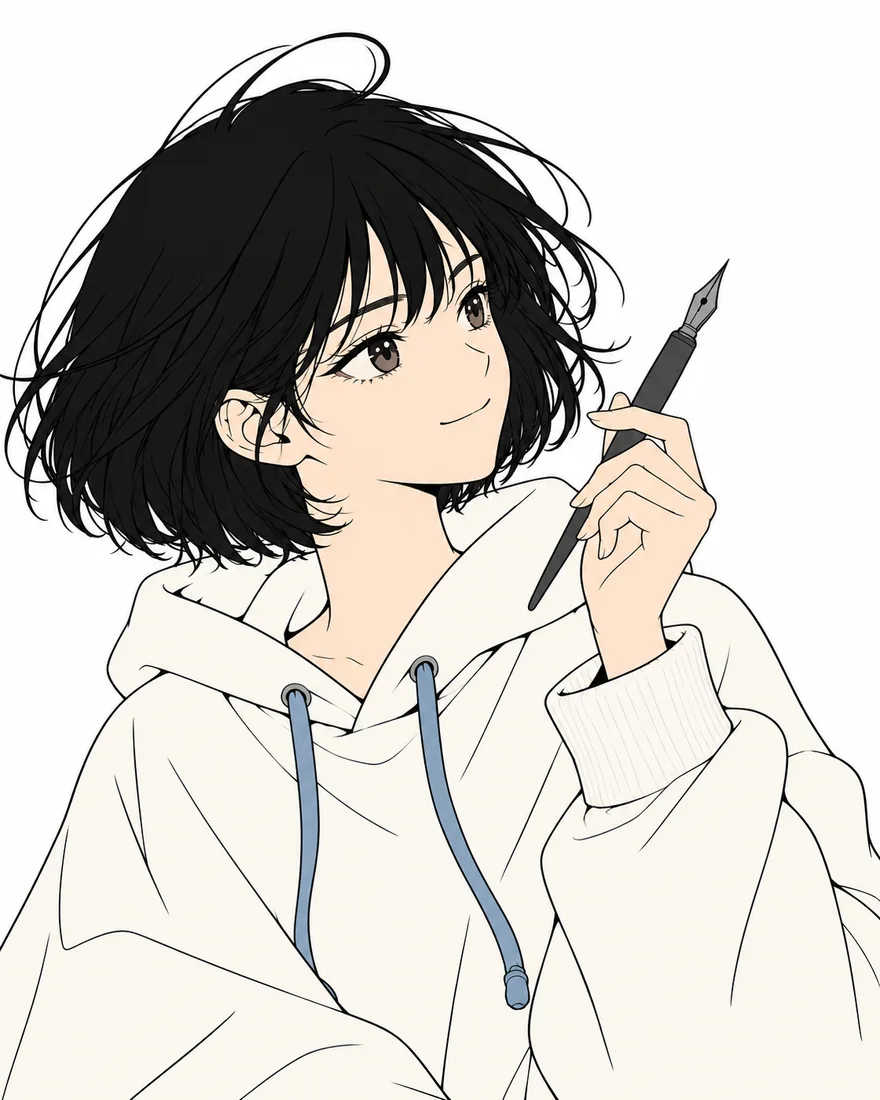 下塗り — 制作の流れを示す説明用イラストです。実際の生成結果ではありません。